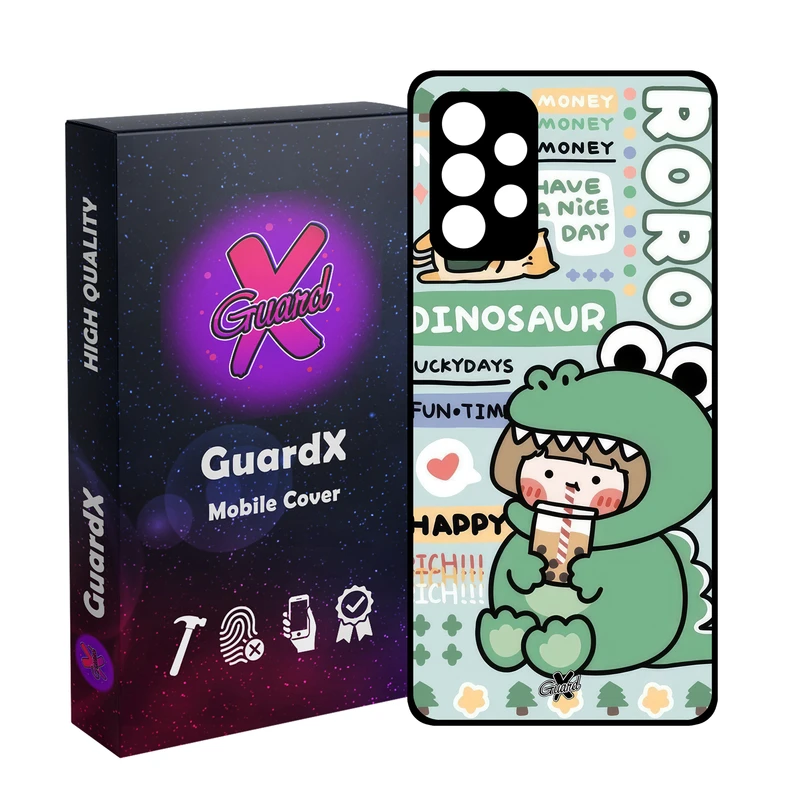 کاور گارد ایکس طرح دختر مدل Glass10659 مناسب برای گوشی موبایل سامسونگ Galaxy A52/A52S