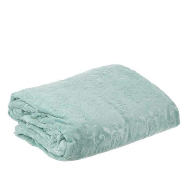 پتو کارولین مدل گلی سایز 200x220 سانتی متر