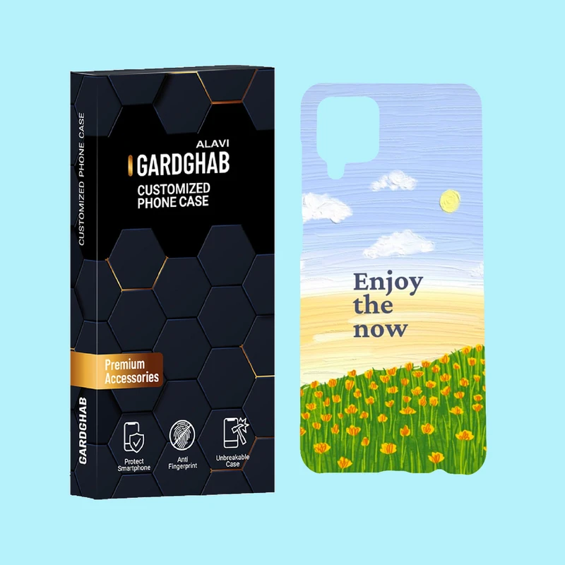 کاور گارد قاب علوی مدل متن مناسب برای گوشی موبایل سامسونگ Galaxy A12