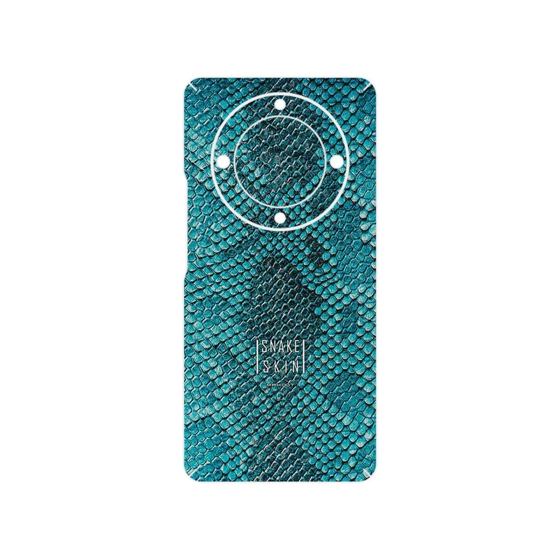 برچسب پوششی ماهوت مدل Blue Snake Skin مناسب برای گوشی موبایل آنر X9a