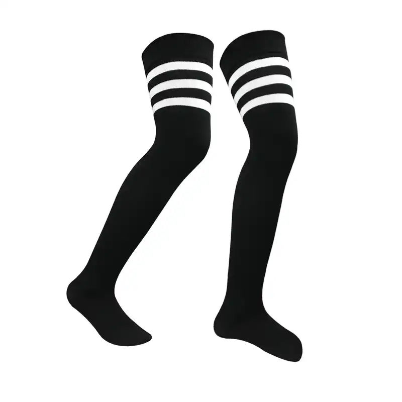 جوراب ساق بلند زنانه تن پوش هنگامه مدل بالا زانو رینگی مجموعه 2 عددی