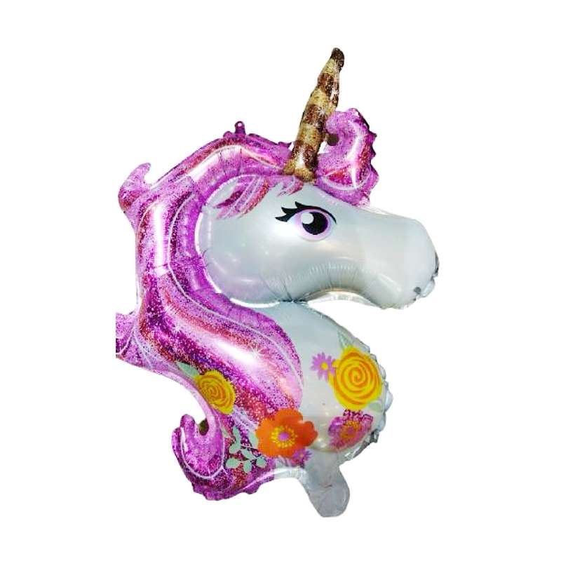 بادکنک فویلی طرح اسب تک شاخ کد 06