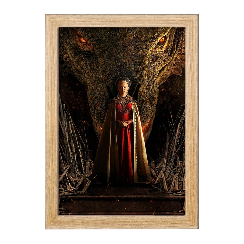 تابلو خندالو مدل رینیرا سریال خاندان اژدهایان House of dragon کد 28503