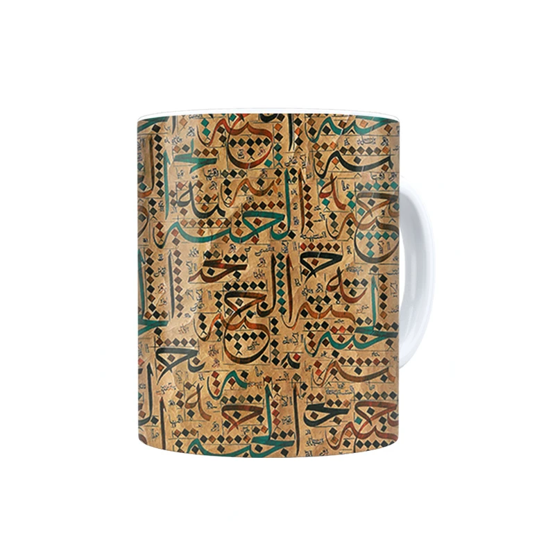 ماگ ترمه طراحان ایده مدل حروف قدیمی کد cfp1405