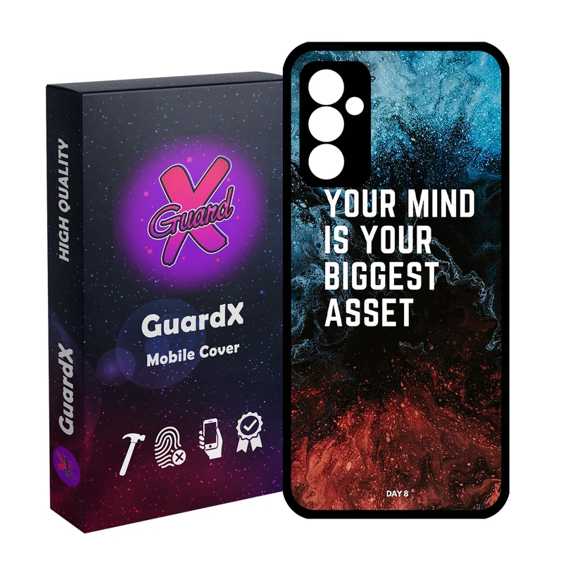 کاور گارد ایکس طرح متن مدل Glass10824 مناسب برای گوشی موبایل سامسونگ Galaxy A54 / A54 5G