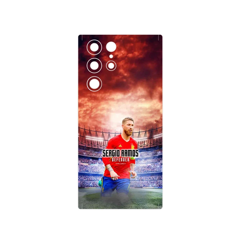 برچسب پوششی ماهوت مدل Sergio Ramos مناسب برای گوشی موبایل سامسونگ Galaxy S22 Ultra 5G