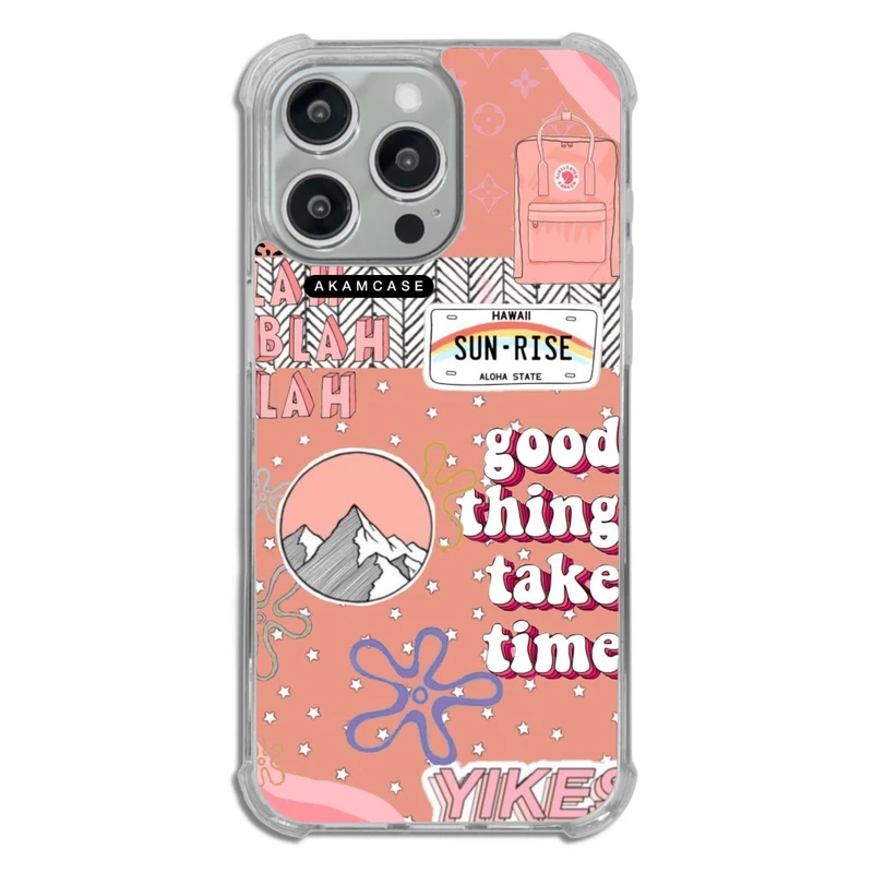 کاور آکام مدل AMCWTA15PROMAX-GOOD VIBES16 مناسب برای گوشی موبایل اپل iPhone 15 Pro Max