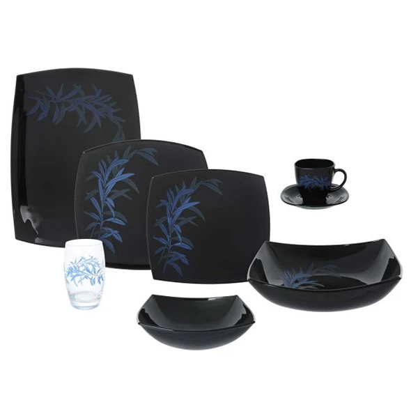 سرویس غذاخوری 44 پارچه لومینارک مدل بلو پالم