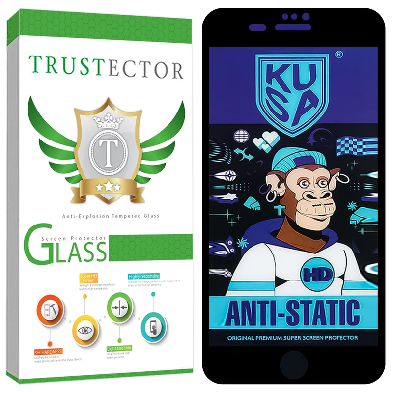 محافظ صفحه نمایش تراستکتور مدل KUAT مناسب برای گوشی موبایل اپل iPhone 7 Plus / iPhone 8 Plus 