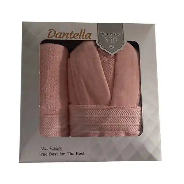 سرویس حوله پالتویی 5 تکه هوم استار مدل دانتلا کد 6081