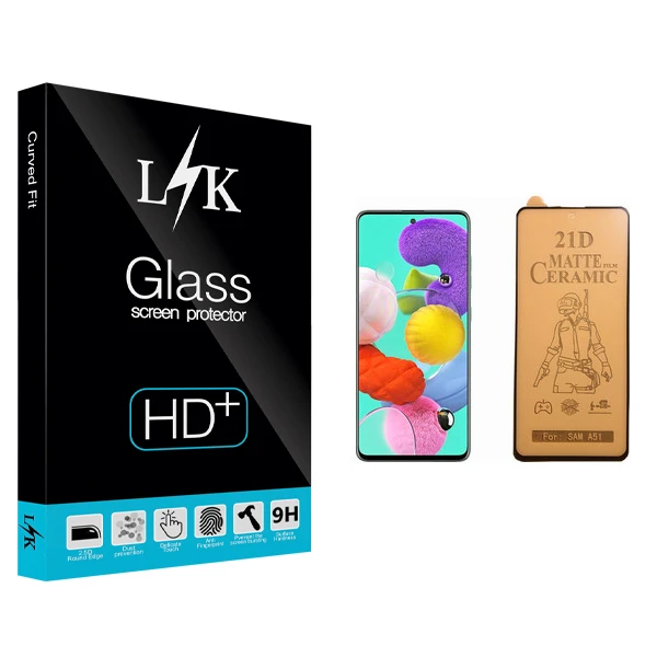 محافظ صفحه نمایش سرامیکی ال کی مدل +LITE مناسب برای گوشی موبایل سامسونگ Galaxy A51