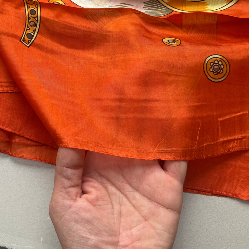 روسری زنانه مدل حریر ابرشیم مهمانی مجلسی زنجیره ای کد 13