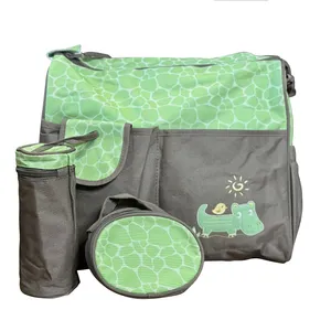 ساک لوازم کودک و نوزاد بیبی مینک مدل CROCODILE AND BIRD-2024 مجموعه 3 عددی