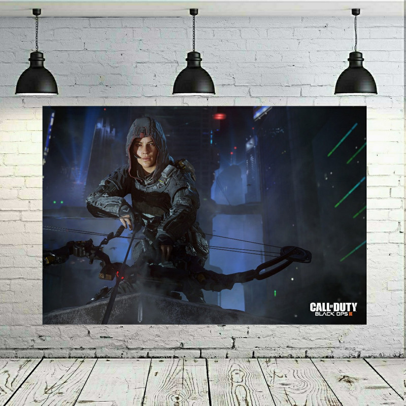 تابلو بوم طرح چرم مخمل مدل گیم کالاف دیوتی- Call of Duty کد SDB6173