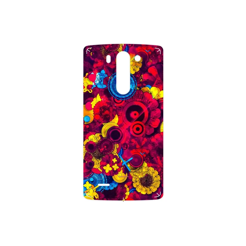 برچسب پوششی ماهوت مدل Vector Flower Garden Digital Art مناسب برای گوشی موبایل ال جی G3 Beat