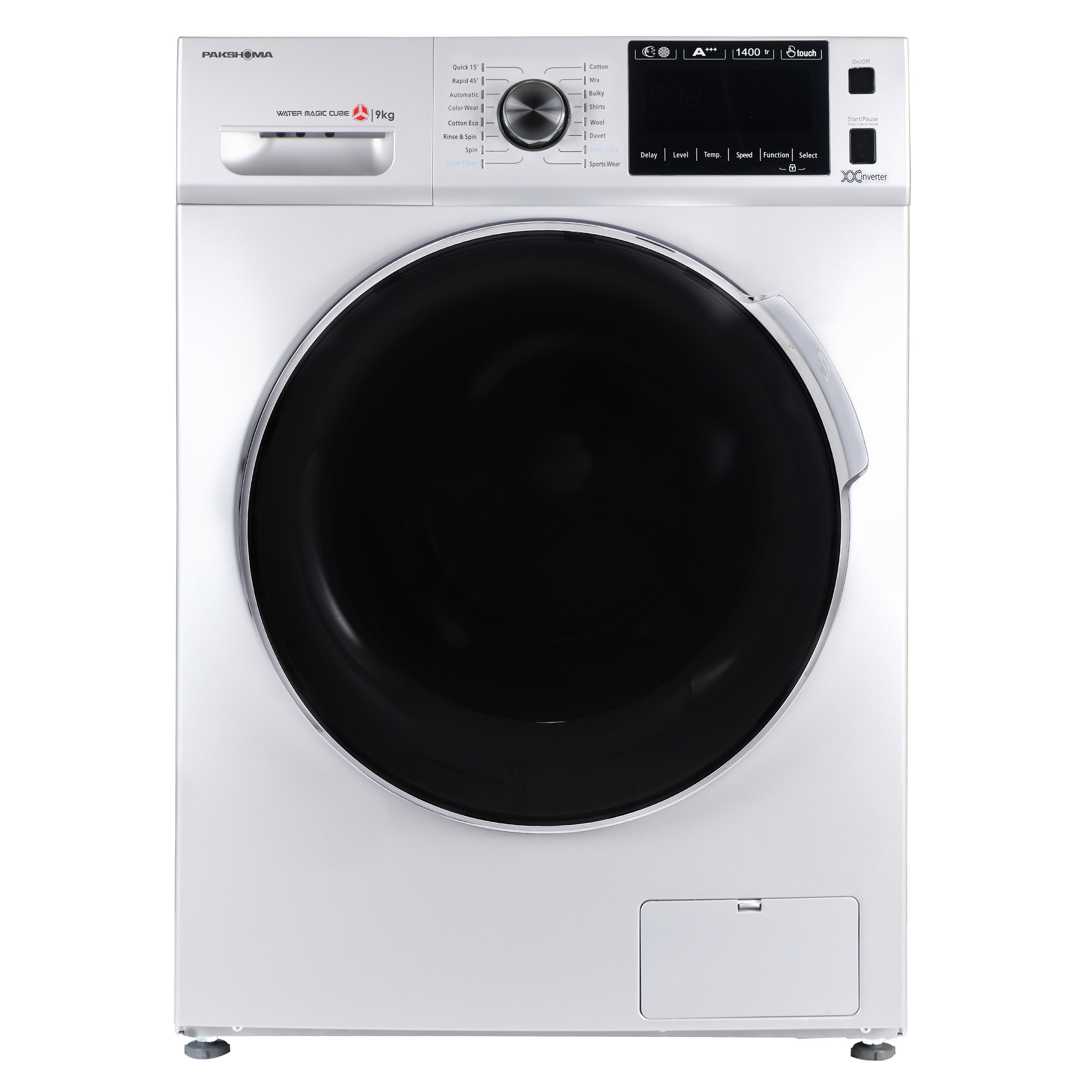 ماشین لباسشویی پاکشوما مدل TFB 94401 ظرفیت 9 کیلوگرم