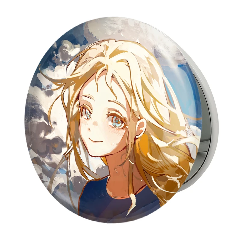 آینه جیبی خندالو طرح اوشیو انیمه سامرتایم رندرینگ مدل تاشو کد 24244 