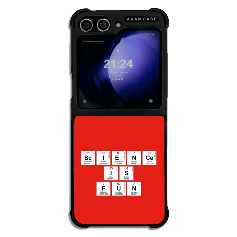 کاور آکام مدل AMC-WSGZFLIP5-SCIENCE-13 مناسب برای گوشی موبایل سامسونگ Galaxy Z Flip 5