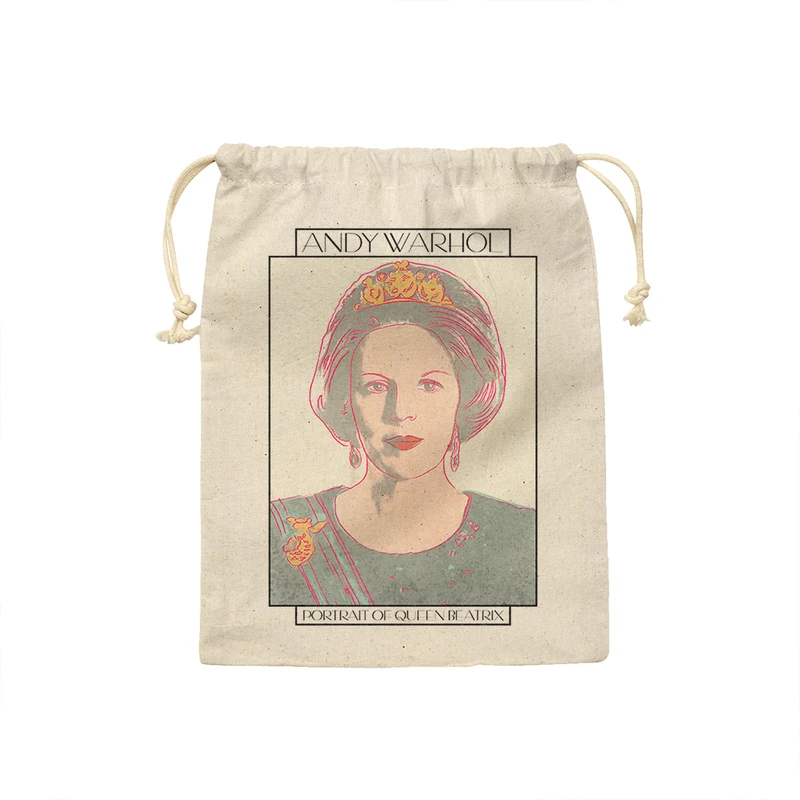 کیسه نان و سبزی ترمه طراحان ایده مدل پرتره ملکه بئاتریکس از وارهول کد art0867 - S