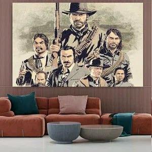 تابلو بوم طرح گیم ردد Red dead redemption 2 مدل SDB6961