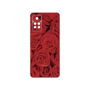 MAHOOT Red-Flower Cover Sticker for Xiaomi Redmi Note 11 Pro