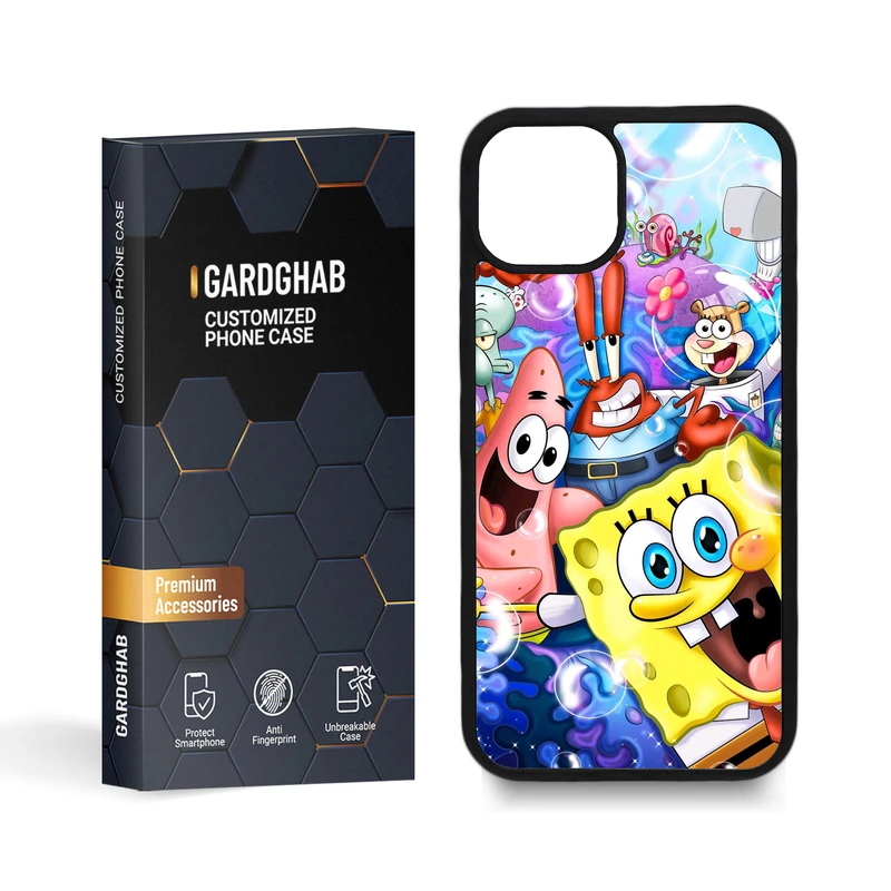کاور گارد قاب مدل باب اسفنجی مناسب برای گوشی موبایل اپل iPhone 13
