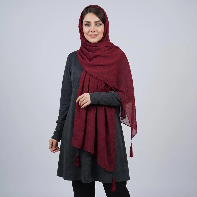 شال زنانه مدل حریر اشکی