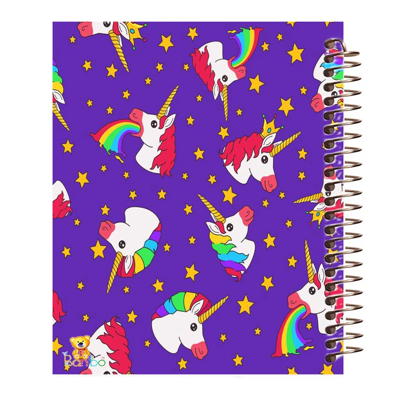 دفتر نقاشی 50 برگ بانیبو مدل اسب تک شاخ کد 424