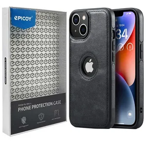 Epicoy Luxury Leather cover for Apple iPhone 15 Plus / 14 Plus