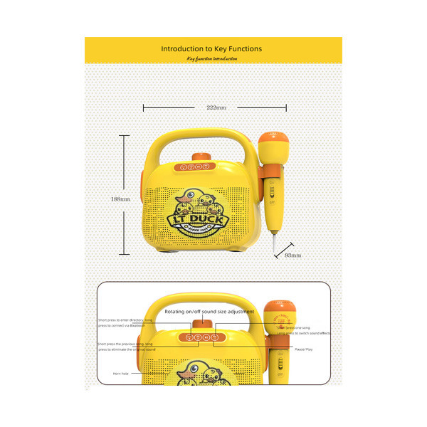 میکروفون اسپیکر کد HS-07