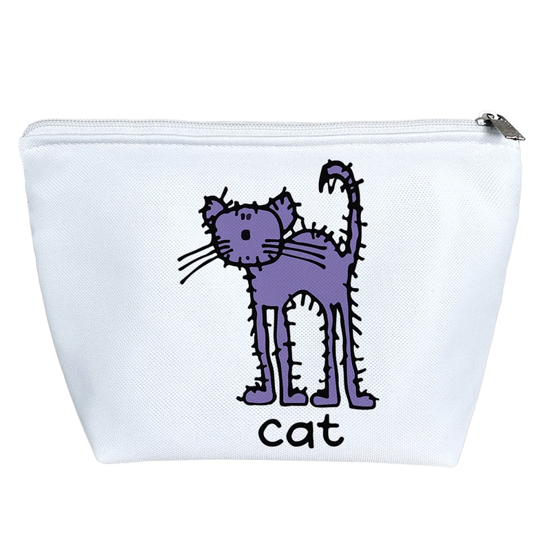 کیف لوازم آرایش دخترانه خندالو مدل گربه Cat کد 7226