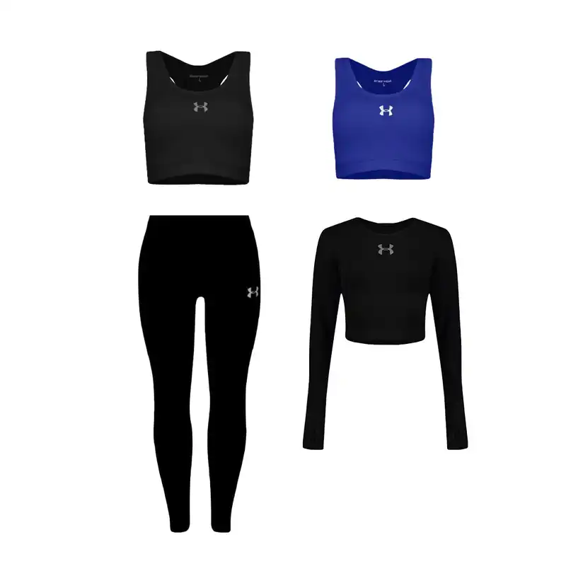 ست 4 تکه لباس ورزشی زنانه مدل 2801-63-1802