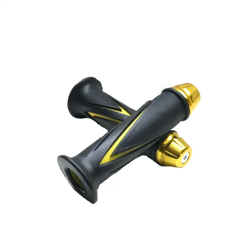 دسته گاز و وزنه فرمان موتور سیکلت مدل MRGRIP GOLD مجموعه 2 عددی