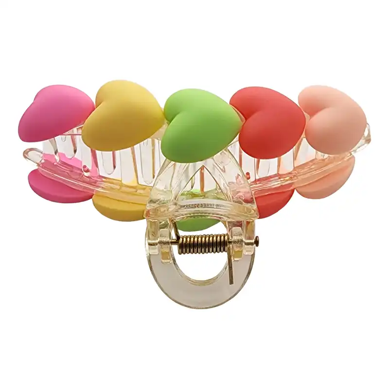 کلیپس مو زنانه مدل قلب کد KLP1049