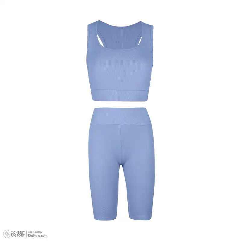 ست نیم تنه و شلوارک ورزشی زنانه ناتوسا مدل NTS774-4