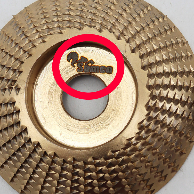 صفحه چوب ساب سامکو مدل قوص دار کد YP-NIMGERD-84MM