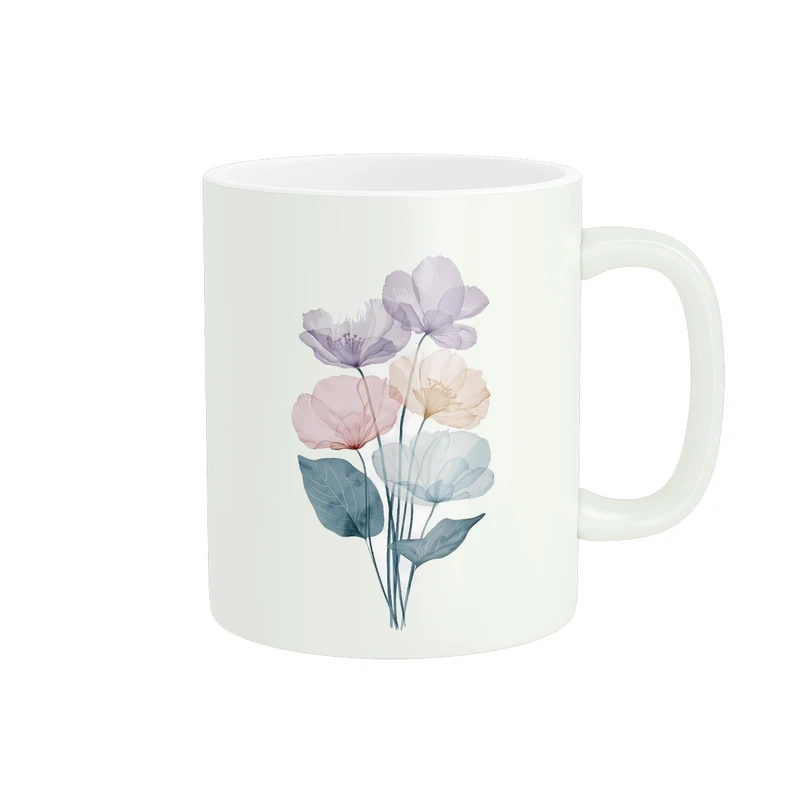 ماگ پاد آفرین طرح گل کد 126