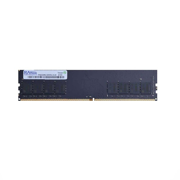 رم دسکتاپ DDR4 تک کاناله 3200 مگاهرتز CL22 راموس مدل RAmos RM4D8G4881E ظرفیت 8 گیگابایت