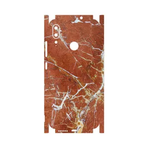 MAHOOT Red Marble-FullSkin Cover Sticker for Motorola Moto E6 Plus