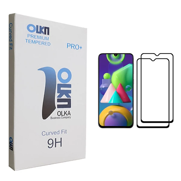 محافظ صفحه نمایش الکا مدل +PRO مناسب برای گوشی موبایل سامسونگ Galaxy M21 بسته دو عددی