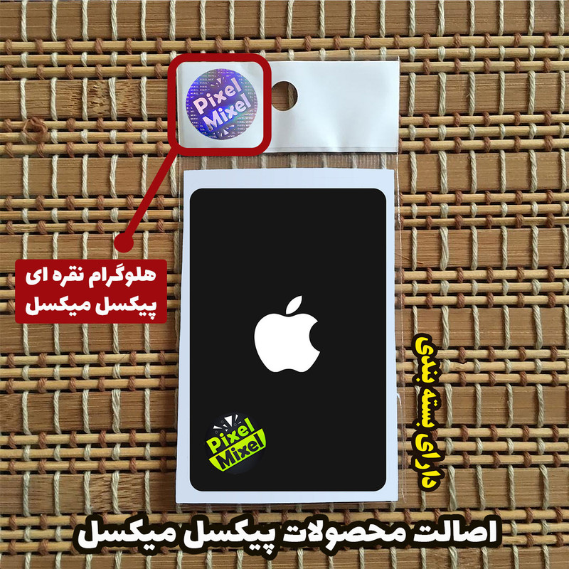 استیکر کارت پیکسل میکسل مدل لوگو