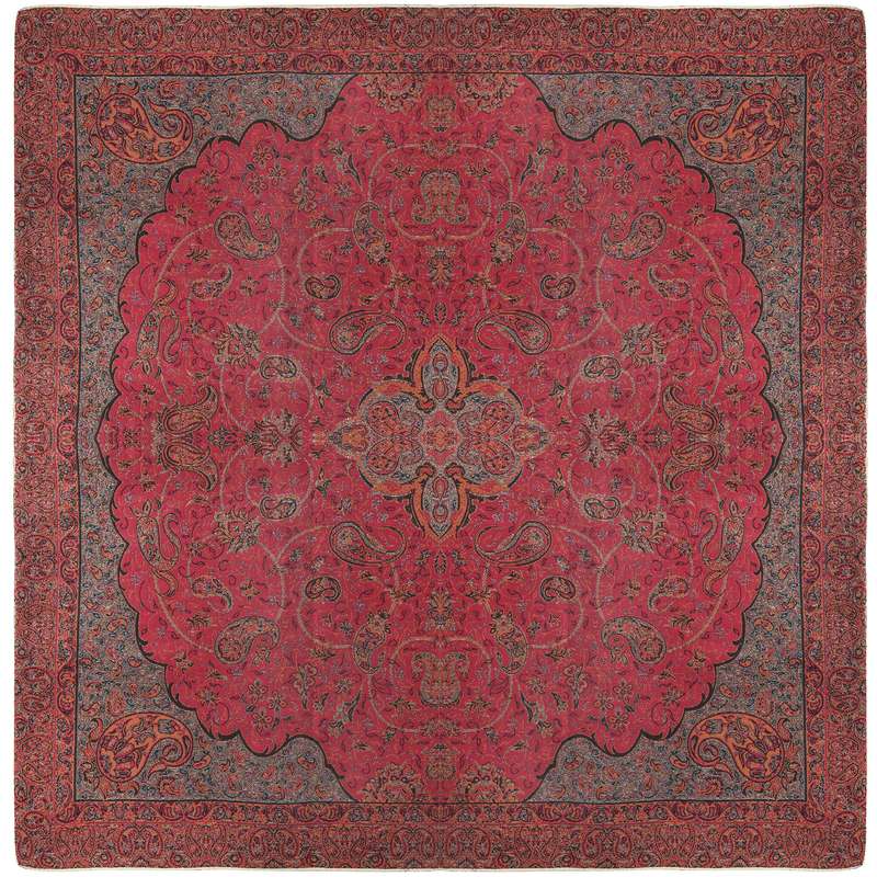 رومیزی ترمه طرح گلشن کد 363018