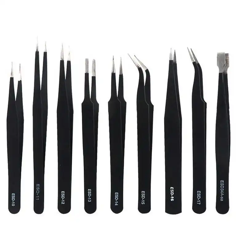 انبر پنس ای اس دی مدل ESD-10-17 مجموعه 9 عددی