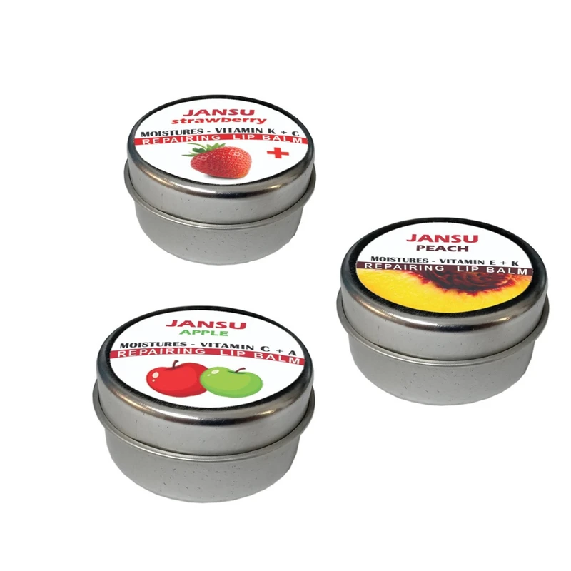 بالم لب جانسو مدل Fruit مجموعه 3 عددی 