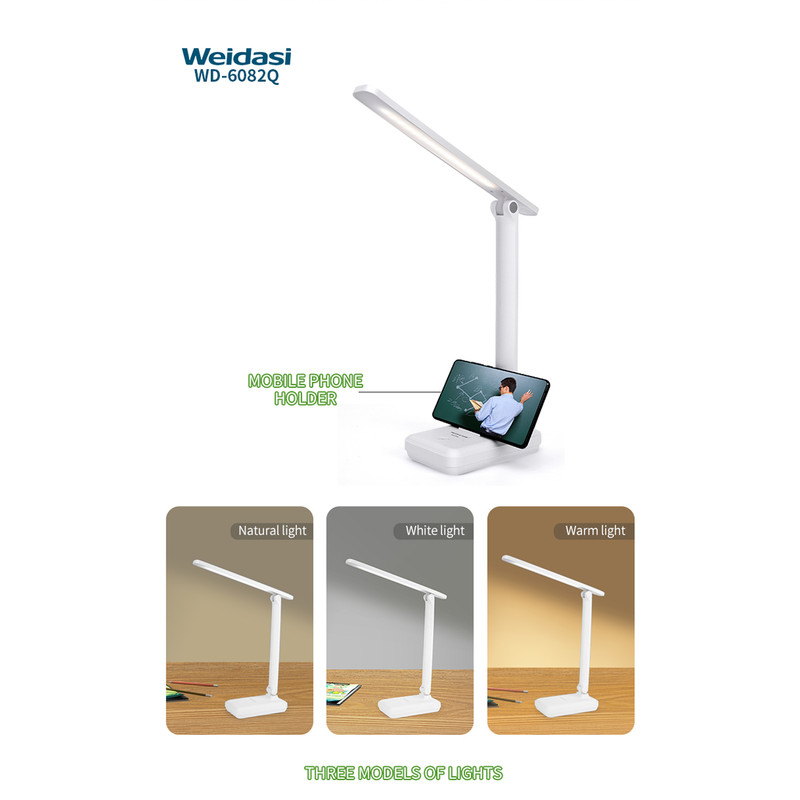 چراغ مطالعه ویداسی مدل شارژی WD_6082Q