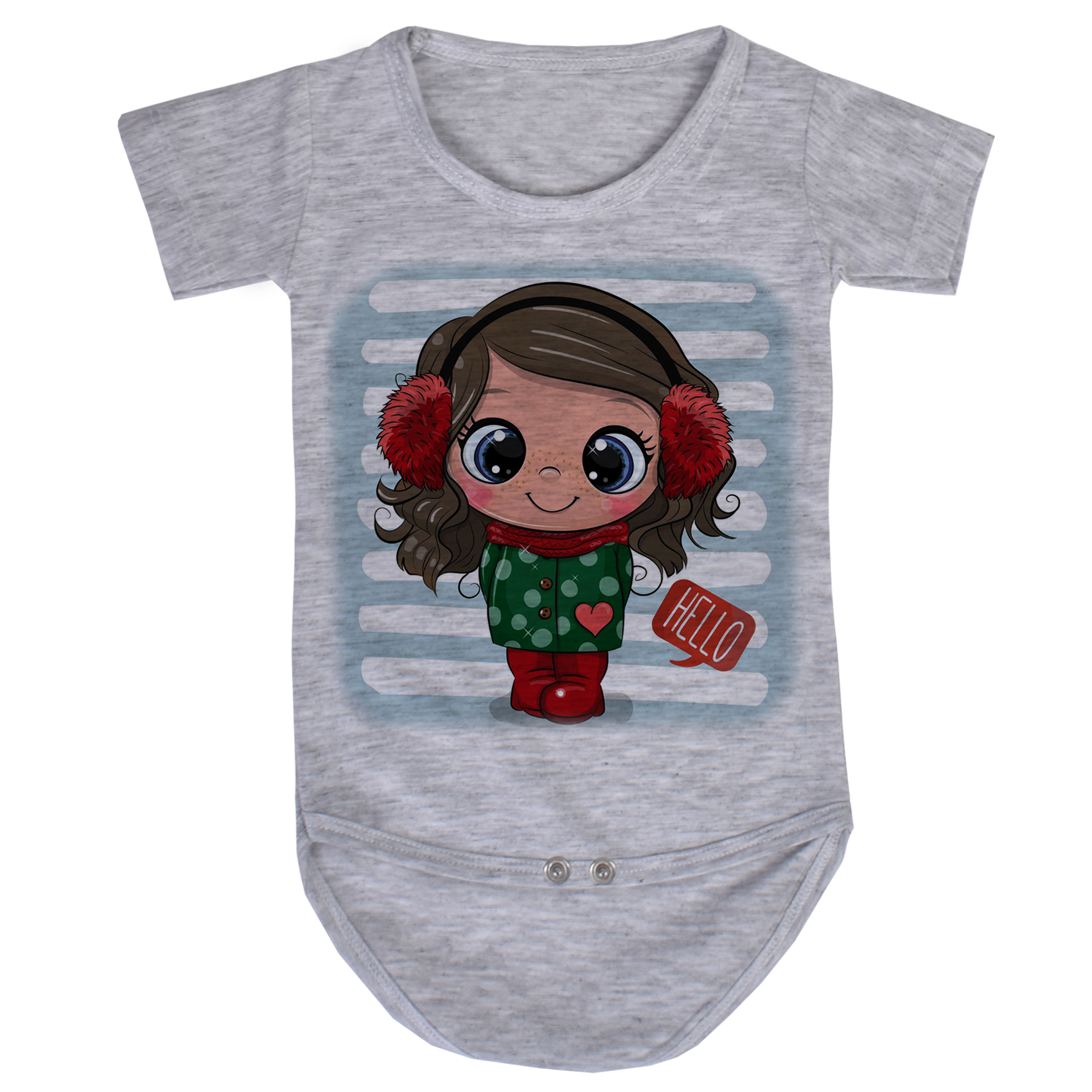 بادی نوزادی مدل دختر کوچولو کد J13