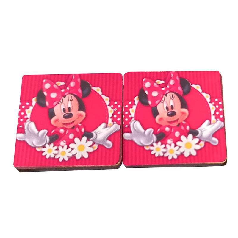 گوشواره دخترانه مدل میکی موس کد RED-4123