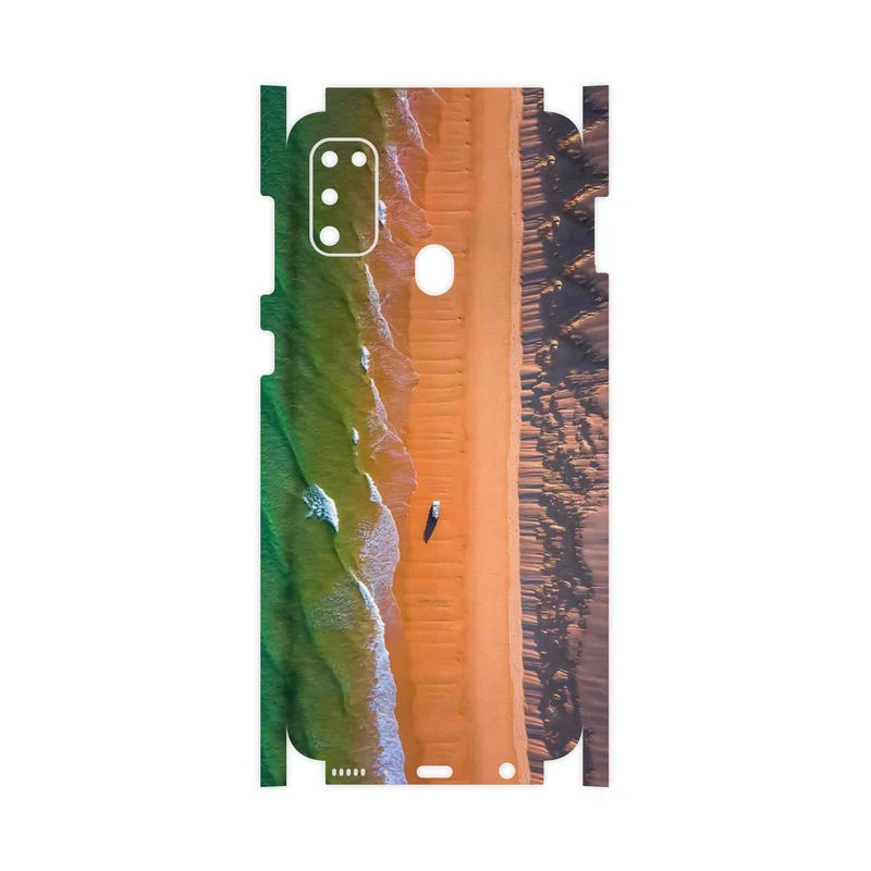 برچسب پوششی ماهوت مدل Beach and Green Sea-FullSkin مناسب برای گوشی موبایل سامسونگ Galaxy M30s