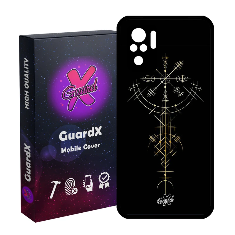 کاور گارد ایکس طرح Shape مدل Glass10238 مناسب برای گوشی موبایل شیائومی Redmi Note 10 4G / Note 10S