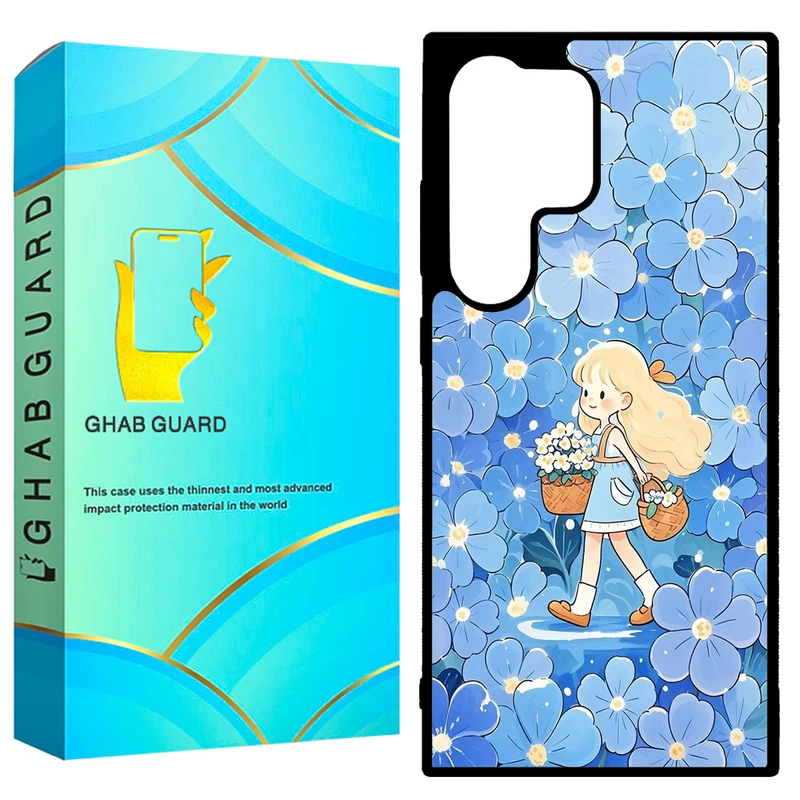 کاور قاب گارد طرح دختر مدل GCHPS23U مناسب برای گوشی موبایل سامسونگ Galaxy S23 Ultra 5G  
